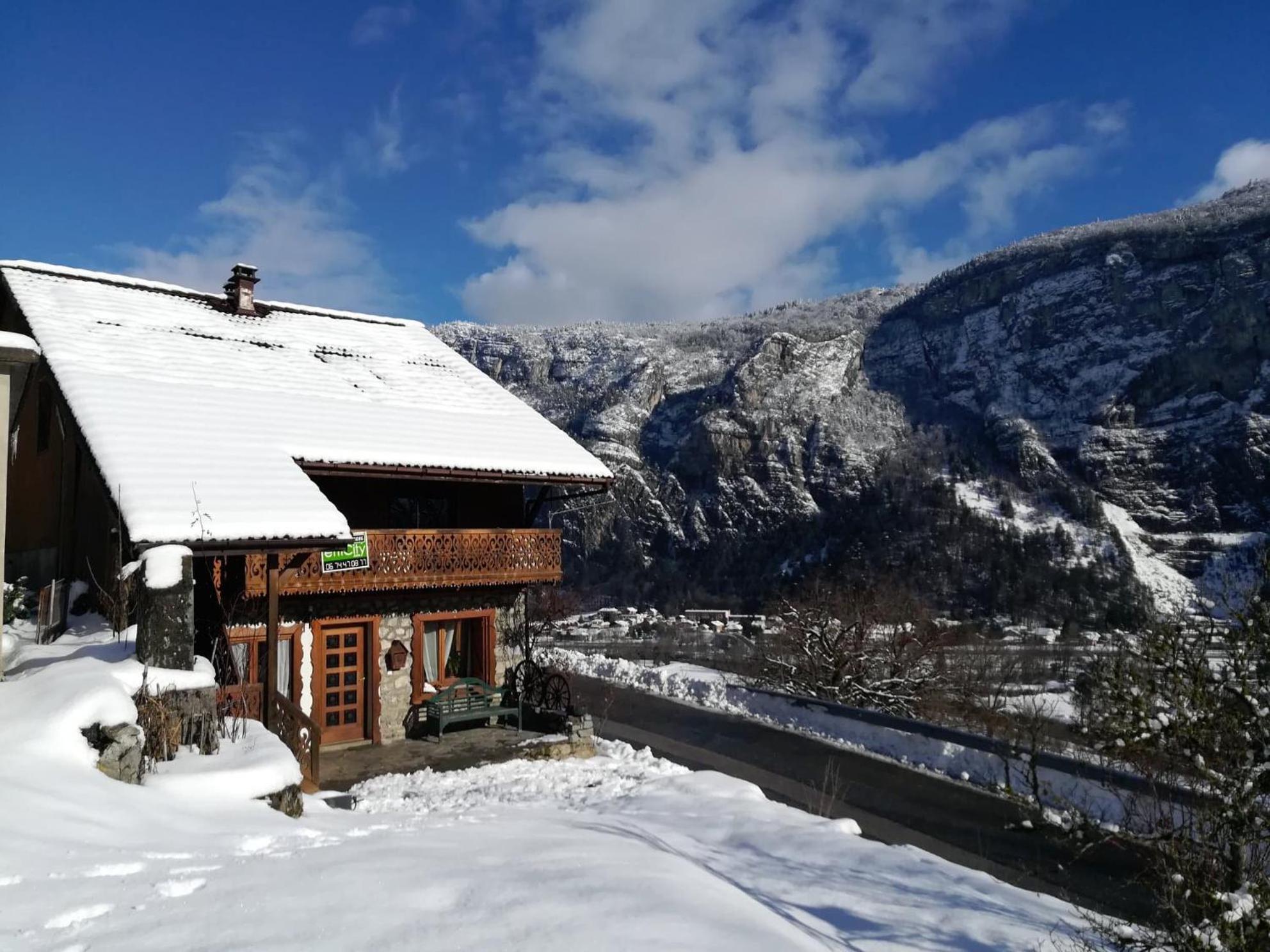 Appartement Cozy 100M2 Dans Chalet Savoyard Magland Dış mekan fotoğraf