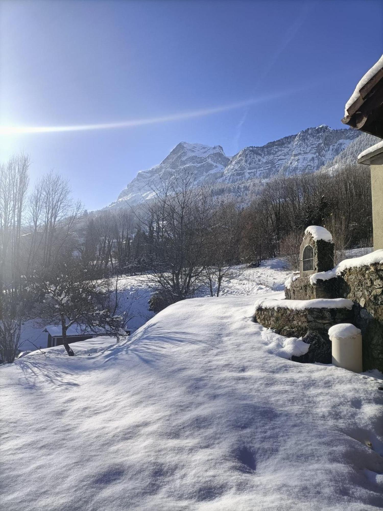 Appartement Cozy 100M2 Dans Chalet Savoyard Magland Dış mekan fotoğraf